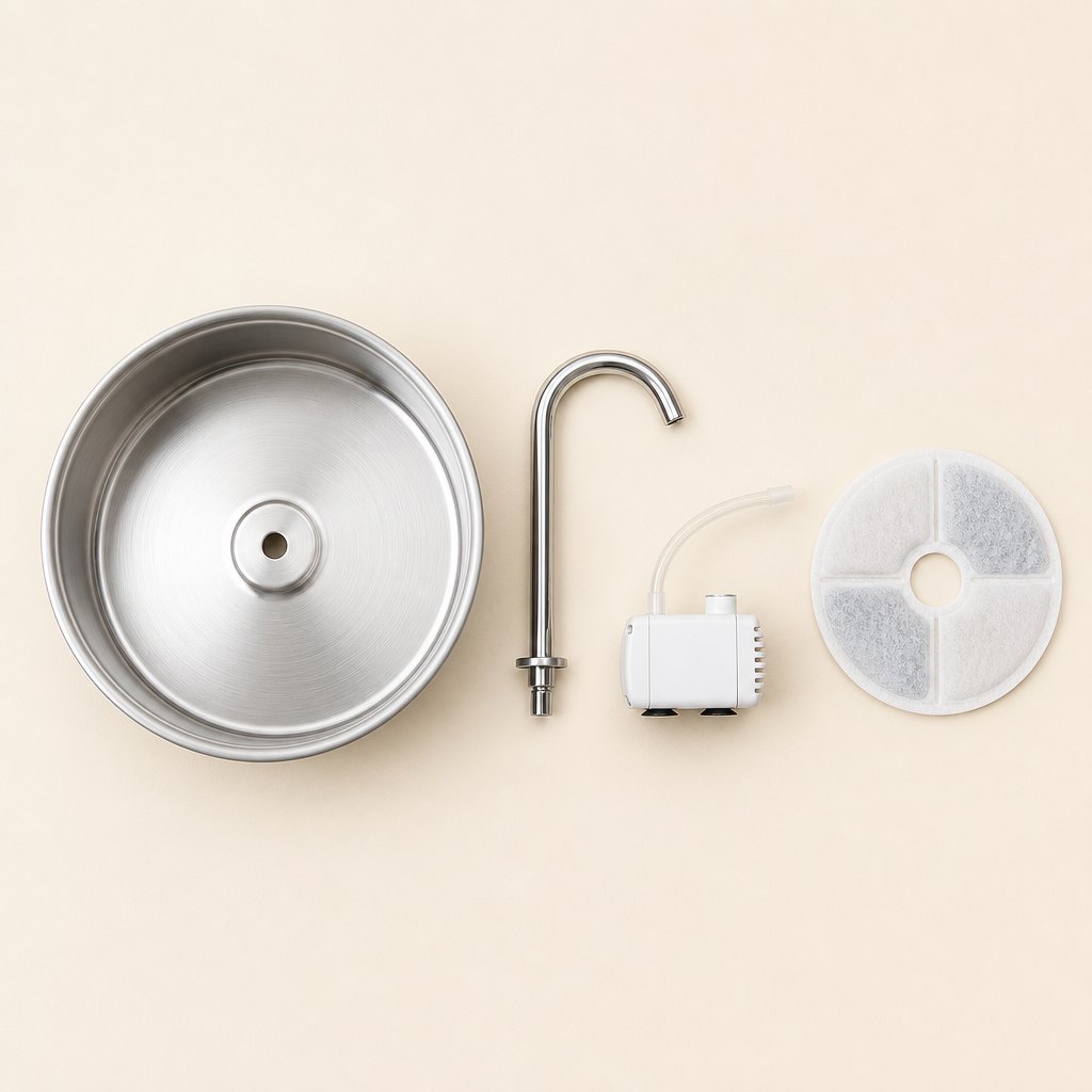 Circulating Fountain Series — Parts and reverse