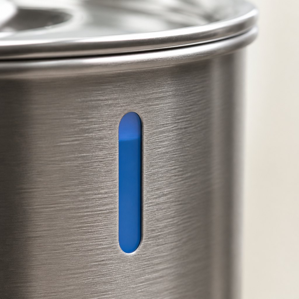 3.2L Pet Water Fountain — Material and finish