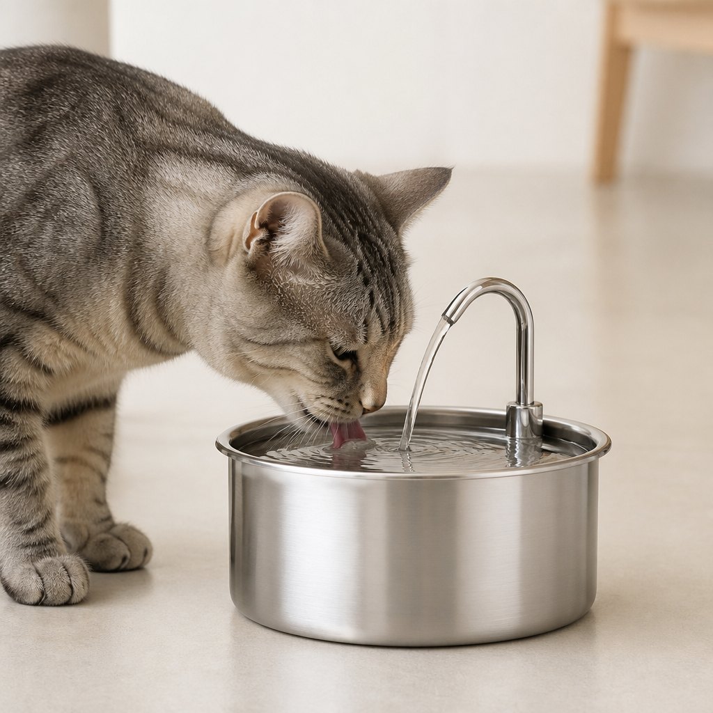 3.2L Pet Water Fountain — Shown in the hand