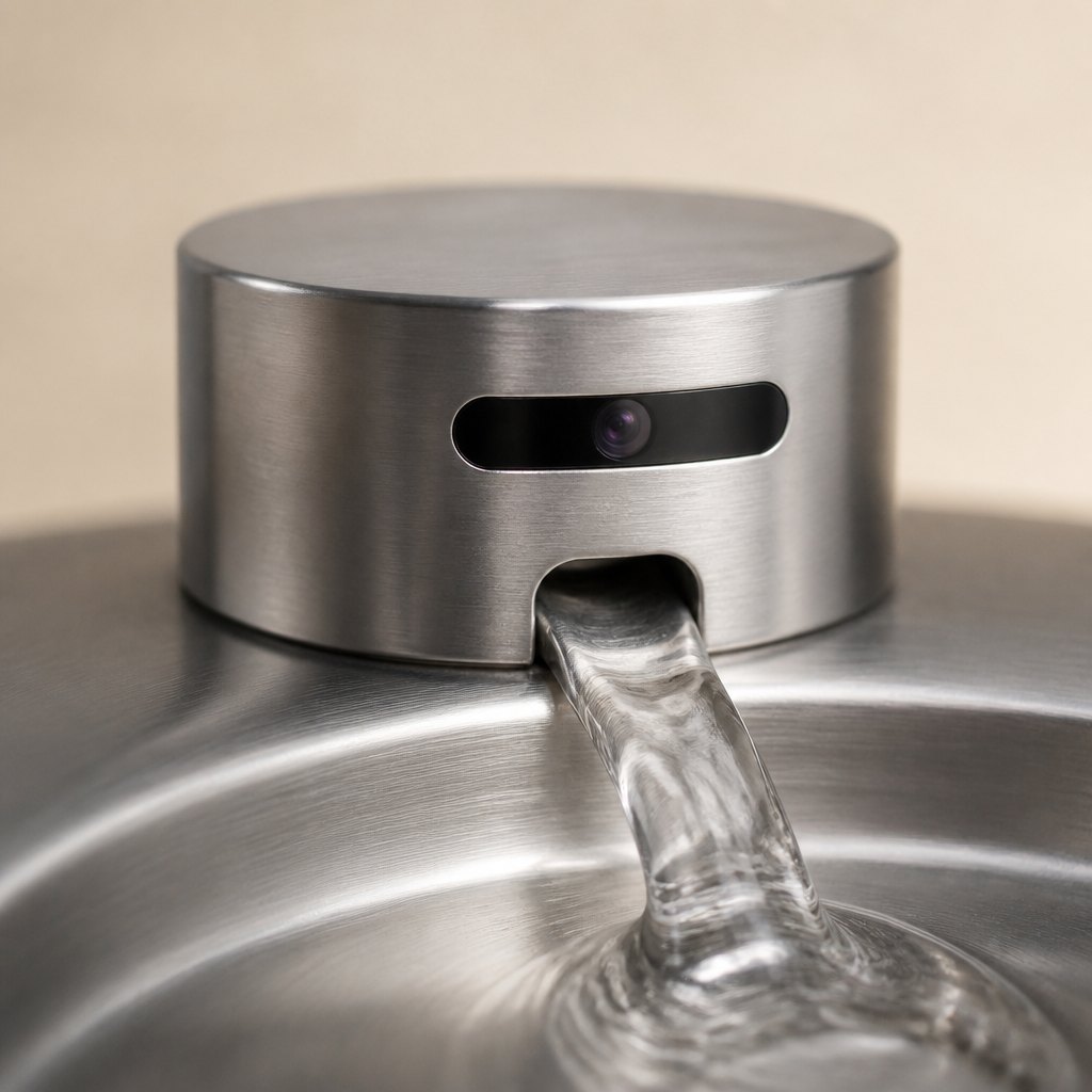 Cordless Sensor Fountain Series — Material and finish