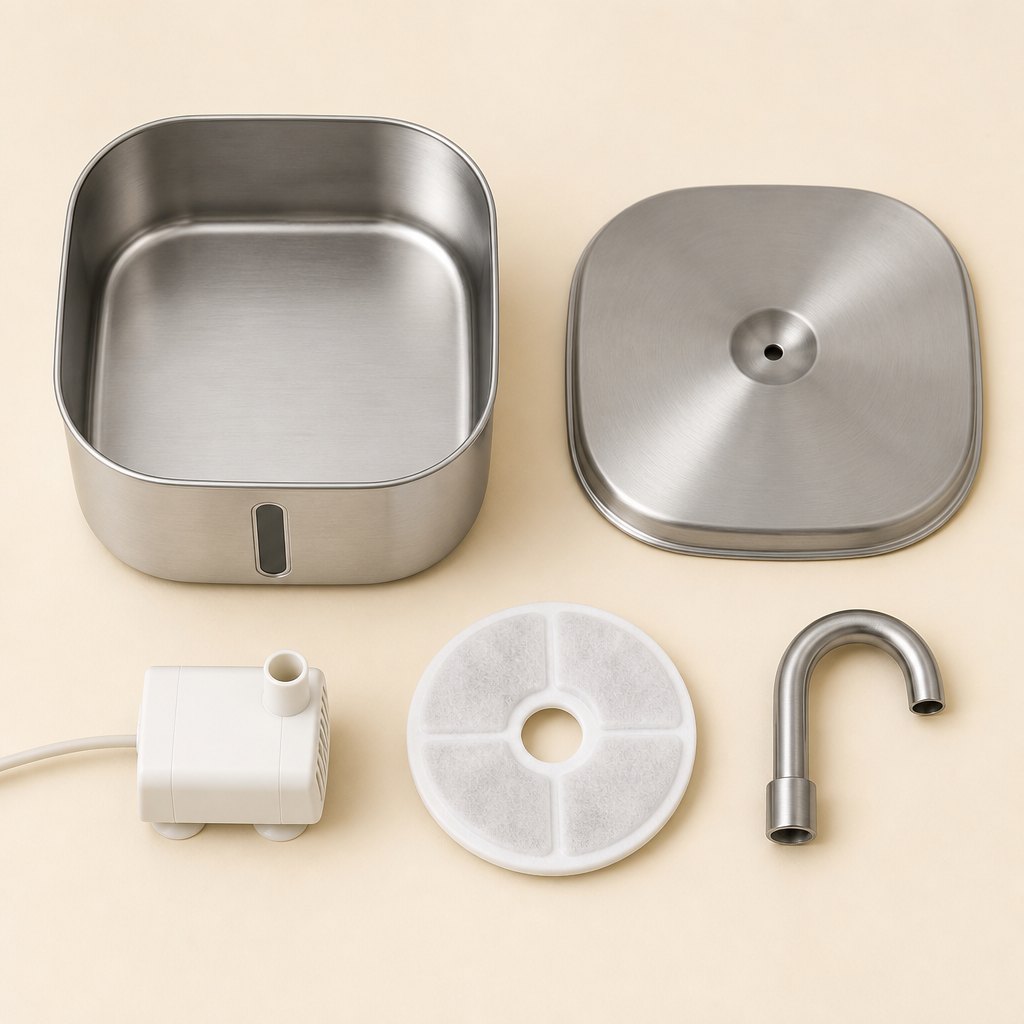 2.2L Compact Window Fountain — Parts and reverse