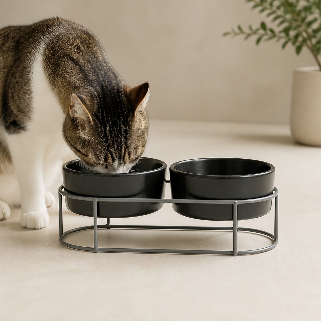Ceramic Bowl & Bracket Sets — Shown in the hand