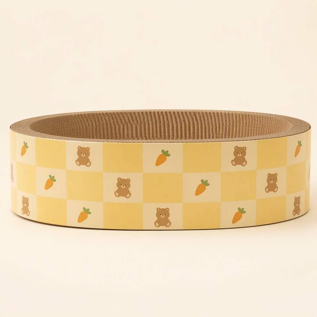 Oval Corrugated Scratcher Lounge — Second angle
