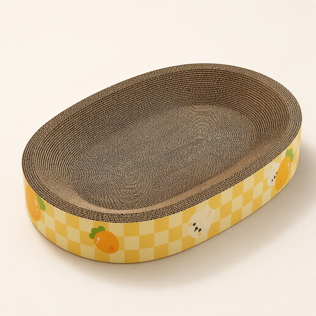 Oval Corrugated Scratcher Lounge — Product
