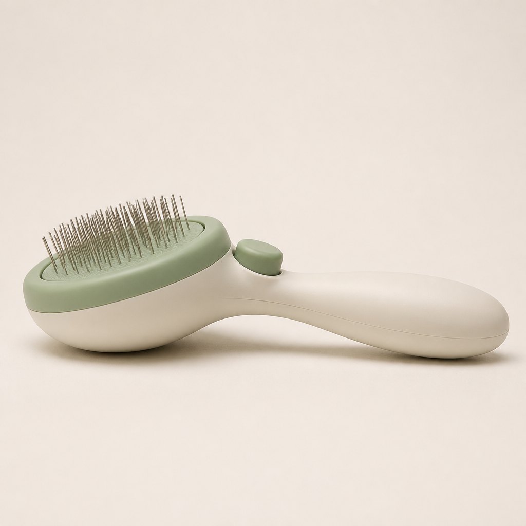 Self-Cleaning Slicker Brush — Second angle