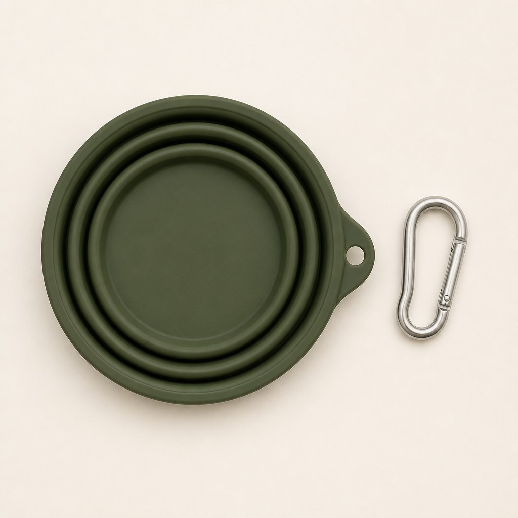 Collapsible Silicone Travel Bowl — Parts and reverse